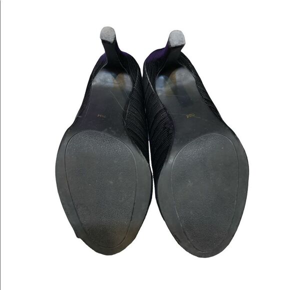 Ann Marino Vegan Peep Toe Ankle Boots - Picture 6 of 12